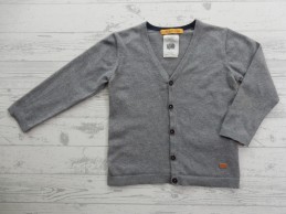 Zara Knitwear vest gebreid grijs melange maat 110