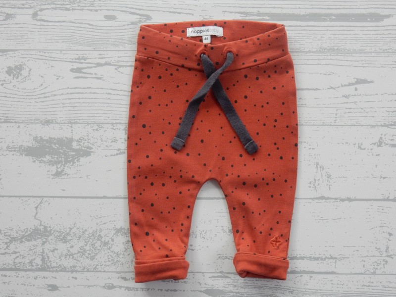 Noppies newborn broek tricot spicy ginger Bobby maat 44