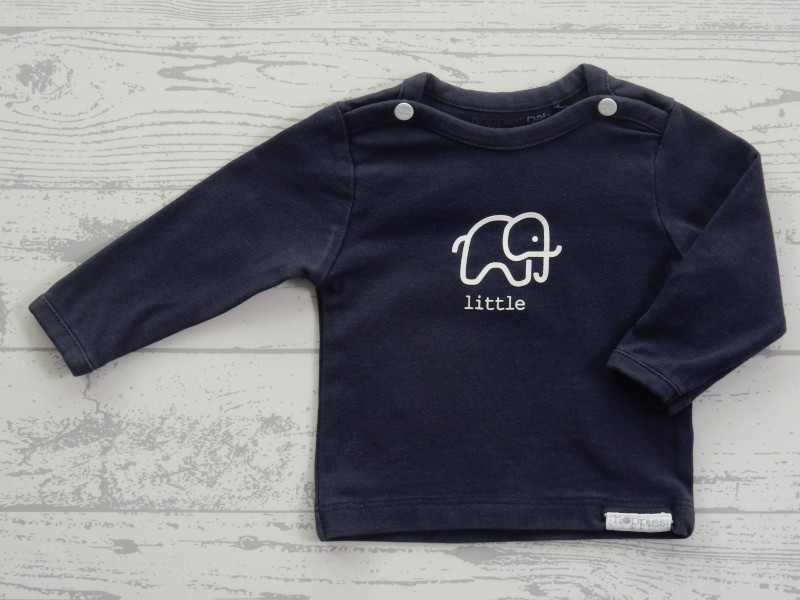 Noppies longsleeve donkerblauw navy Elephant Little maat 44