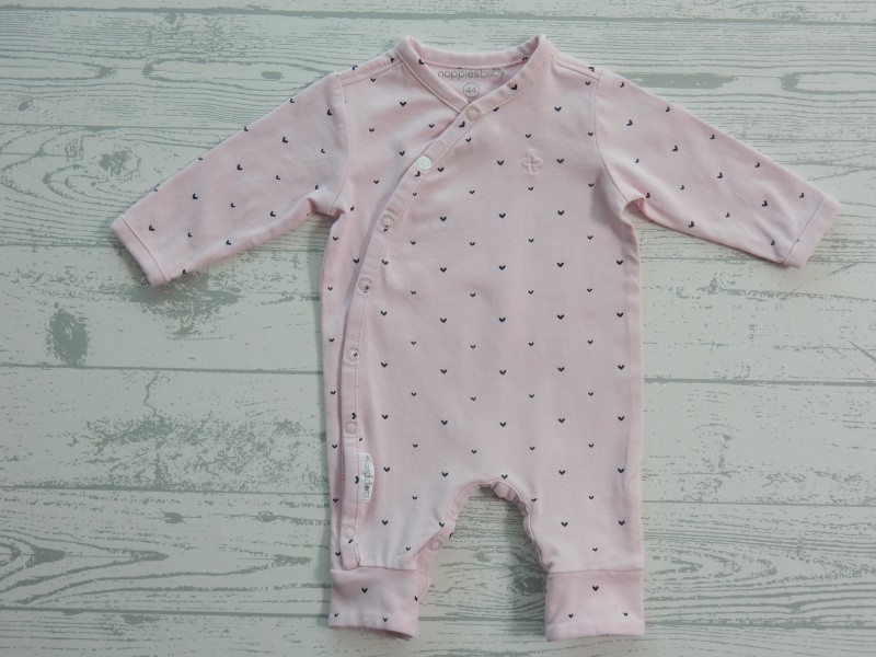 Noppies jumpsuit boxpak roze hartjes Nemi maat 44