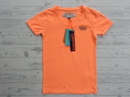 Vingino jongens t-shirt Neon Orange Hangu maat 128