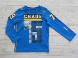 Chaos and Order longsleeve blauw Borre blue maat 74-80