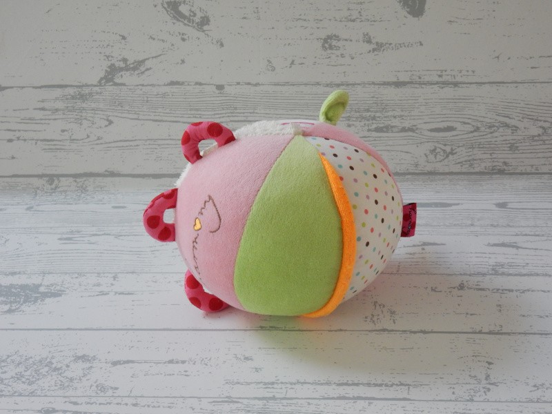 Fehn baby knuffel bal rammelaar velours harmony