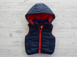 Bodywarmer donkerblauw blauw rood maat 62