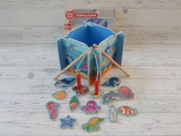 Playtive Junior houten hengelspel fishing game 20 delig