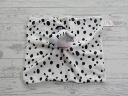 Primark Disney knuffeldoek velours wit zwart puppy hond 101 Dalmatians