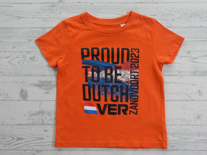 Max Verstappen t-shirt oranje Zandvoort 2023 maat 98-104