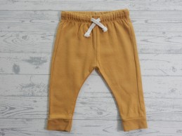 Hema baby sweatbroek oker geel maat 80