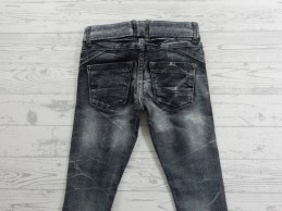 Vingino jeans spijkerbroek zwart skinny Ayda maat 122