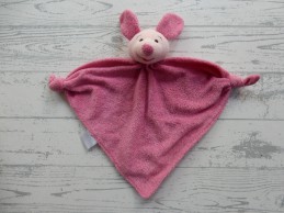 Disney baby knuffeldoek badstof roze driehoek Knorretje