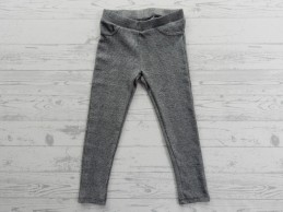 Broek tregging donkergrijs geruit maat 104-110