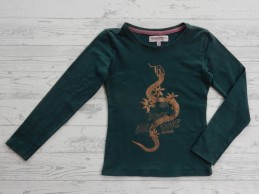 Vingino longsleeve groen goud slang Junna maat 116