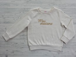 Besties JBC sweater off-white Mini Madame maat 110