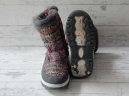 Cortina snowboots grijs multicolor sierbont maat 31