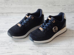 Mexx lage sneaker Gitte Glitter Mini Navy maat 31