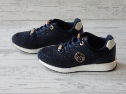 Mexx lage sneaker Gitte Glitter Mini Navy maat 31